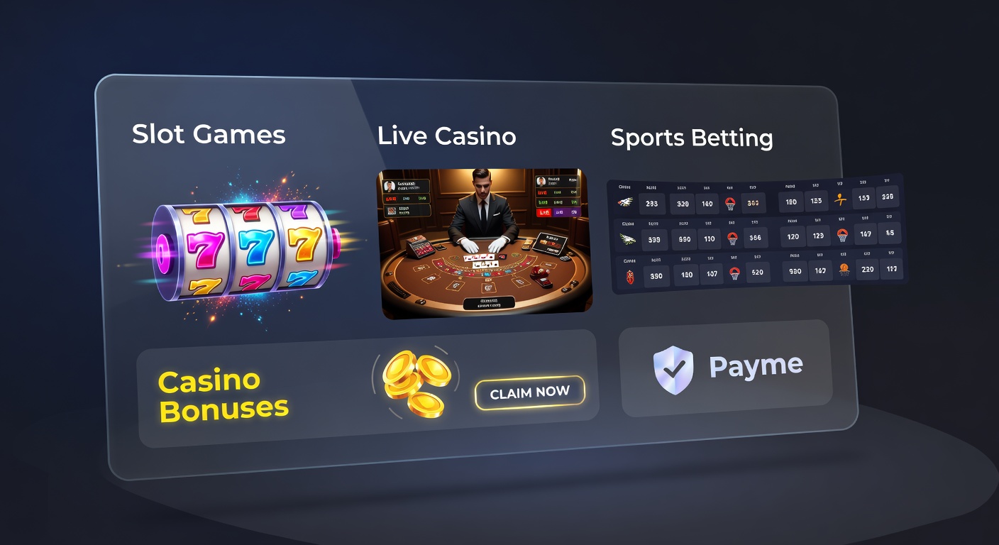 Dynamic mobile screen showing sports betting odds overlaid with live casino jackpot progress bars and table game interfaces