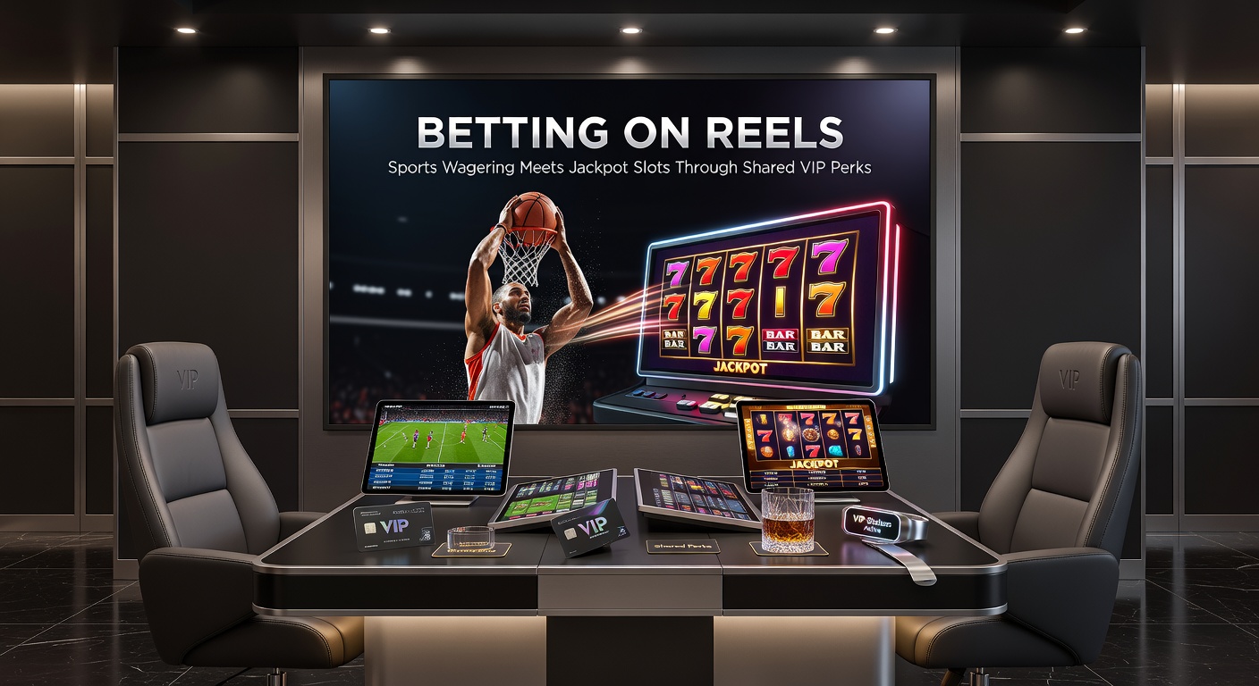 Close-up of a mobile app interface displaying sports betting slip alongside a jackpot slot game, with VIP tier progress bar connecting the two