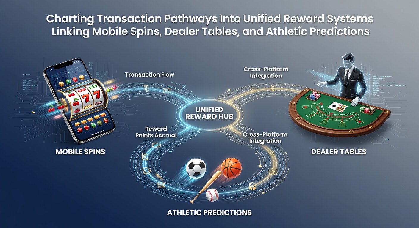 Diagram illustrating transaction flows connecting mobile slot spins, live dealer tables, and sports prediction platforms into a single reward ledger