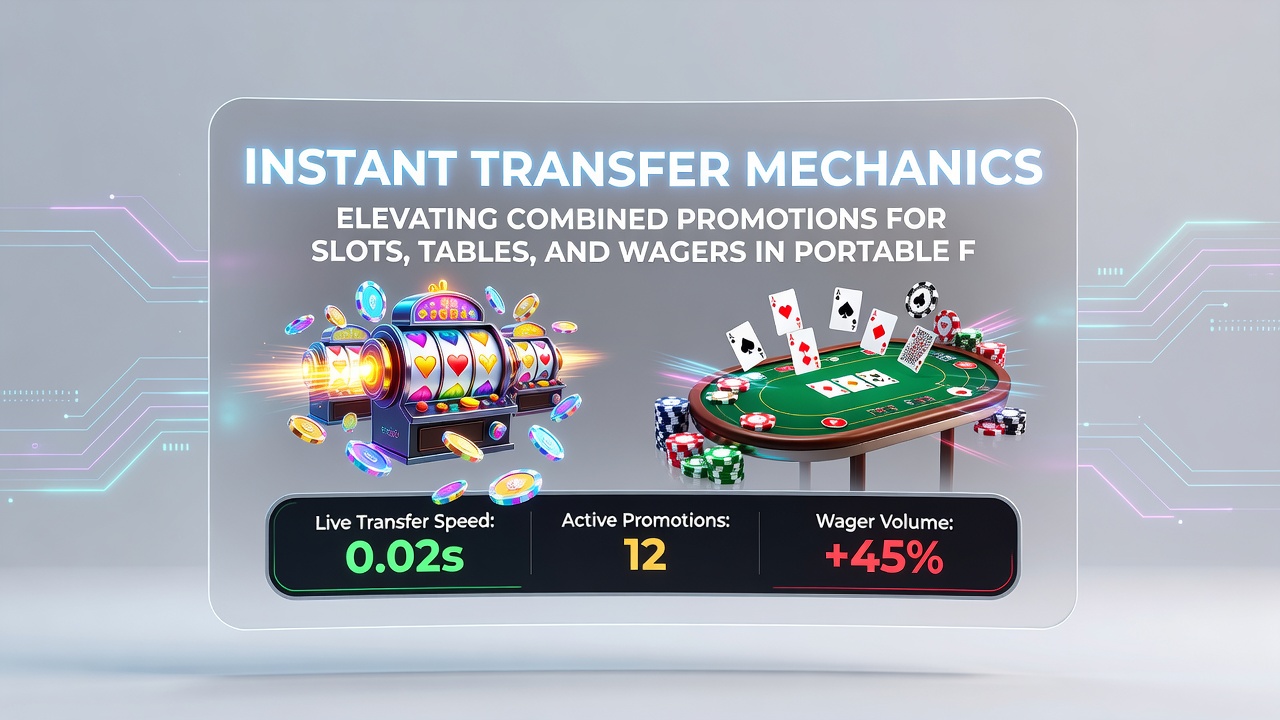 Player engaging with combined promotions across mobile slots, tables, and sports wagers