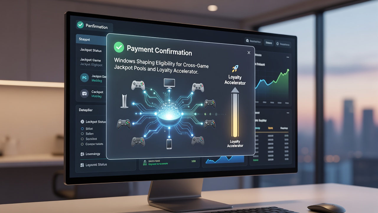 Dashboard view showing loyalty multiplier activation tied to transaction confirmation timing